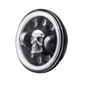 6.3-inch 30W motorcycle lighting lamp.  For Harley Davidson Motorcycle DRL Halo Lamp Lumens 3000 lm Skull Head Truck SUV Car