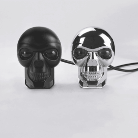 PS2025-2, motorcycle skull spotlight 40W low beam / high beam 3 inch motorcycle spotlight mixed sale 2sets