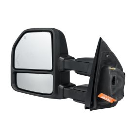 VEVOR Towing Mirrors Fit for 2015-2018 Ford F150, Power Heated with Signal Light LED Arrow Signal Light & Puddle Light, Plane & Convex Glass