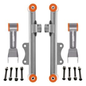 4x Rear Upper and Lower Tubular Control Arm Kits for Ford Mustang 1979-2004