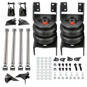 Weld On Triangulated 4 Link 2500 Bags Air Ride Suspension Kit Brackets 24'' Bars