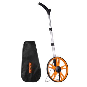 VEVOR Measuring Wheel in Feet and Inches,12.5 in Wheel Diameter, 40.94-27.95 in Telescoping Measure Wheel, Measurement 0-9,999Ft with Back Bag
