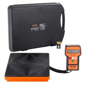 VEVOR Refrigerant Scale 110 LBS HAVC Charging Recovery Freon Scale, with Wired Remote Control