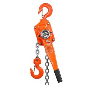VEVOR Manual Lever Chain Hoist, 3 Ton 6600 lbs Capacity 20 FT Come Along, G80 Galvanized Carbon Steel with Weston Double-Pawl Brake