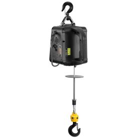 VEVOR 1100 lbs Electric Hoist Winch, 2-in-1 1500W Portable Power Winch Crane, 23 ft Lifting Height, Attic lift with Wireless Remote Control