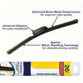(26In)2-In-1 Wiper Blades, 26 Inch Windshield Wipers (Pack Of 1)