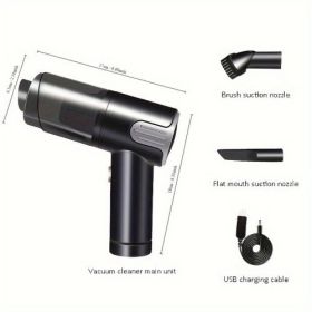 (FST-GZ-022)Wireless silver Car vacuum cleaner wireless usb charging car vacuum cleaner home handheld mini desktop vacuum cleaner portable