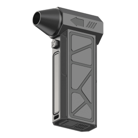 Compressed Air Duster, 130000RPM Handheld Car Vacuum-Air Blower& Pump, 4 Gear Adjustable Electric Air Duster Keyboard Duster With LED Light- Blow (Color: Black)