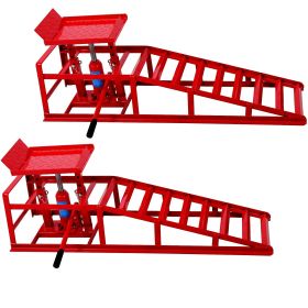 Metal Ramp Lifts (Color: Red)
