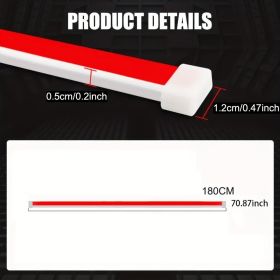 Upgrade Your Vehicle With A Universal 12V, 10W Start-Scan Car LED Hood Light White 70In  Dynamic Daytime Running Light (Option: 70in)
