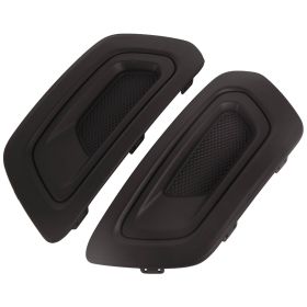 For Ford Transit 150 250 350 350HD 2020-2023 Left Right Fog Light Cover Trim (Color: Black)