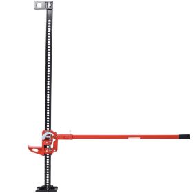 Heavy High Lift Farm Jack for Ratcheting Off Road (Type: 60", Color: Red & Black)